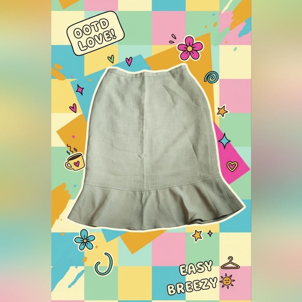 Elegant Hem Women's Skirt